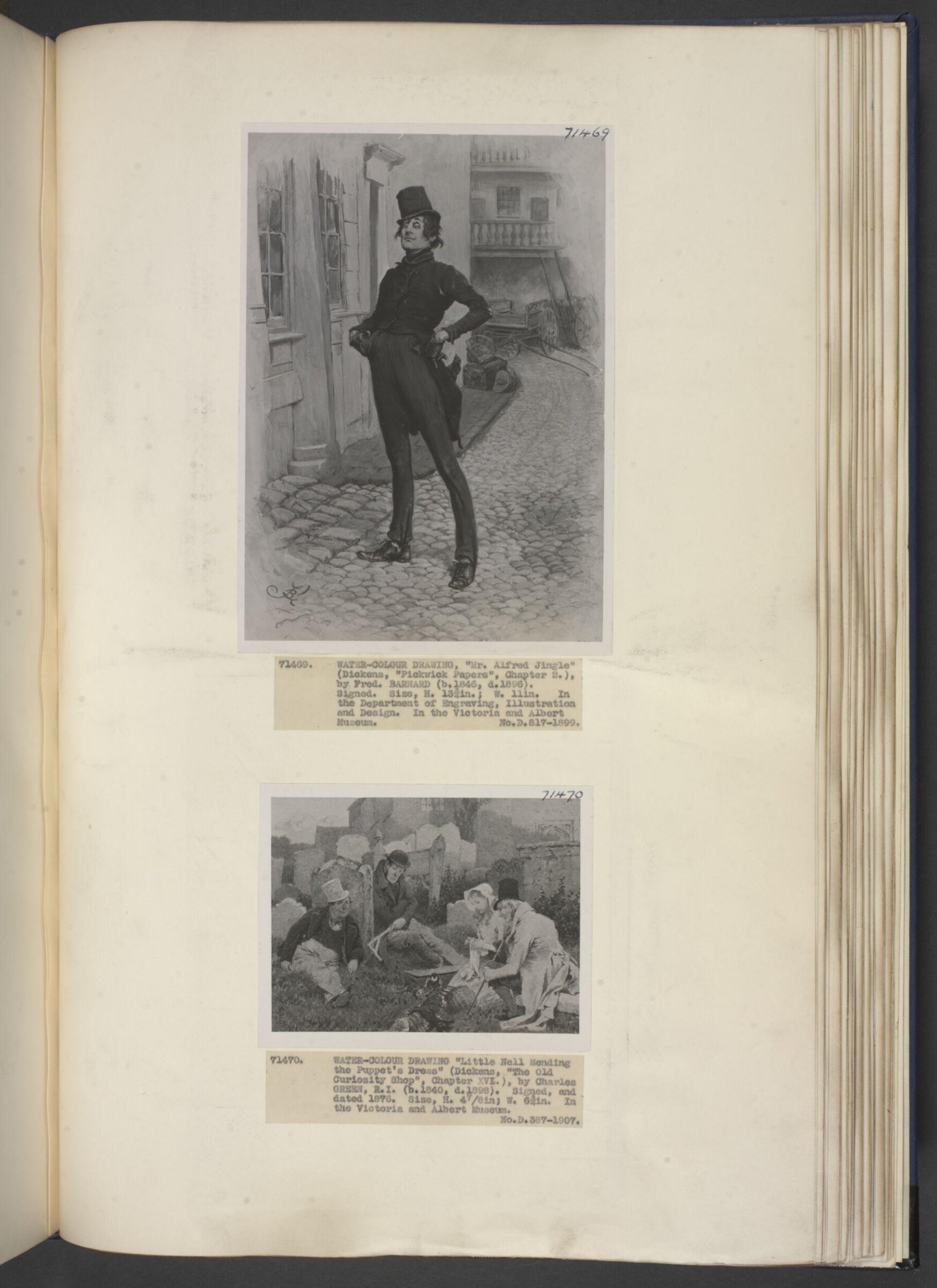 Mr Alfred Jingle, Frederick Barnard, Late 19th century