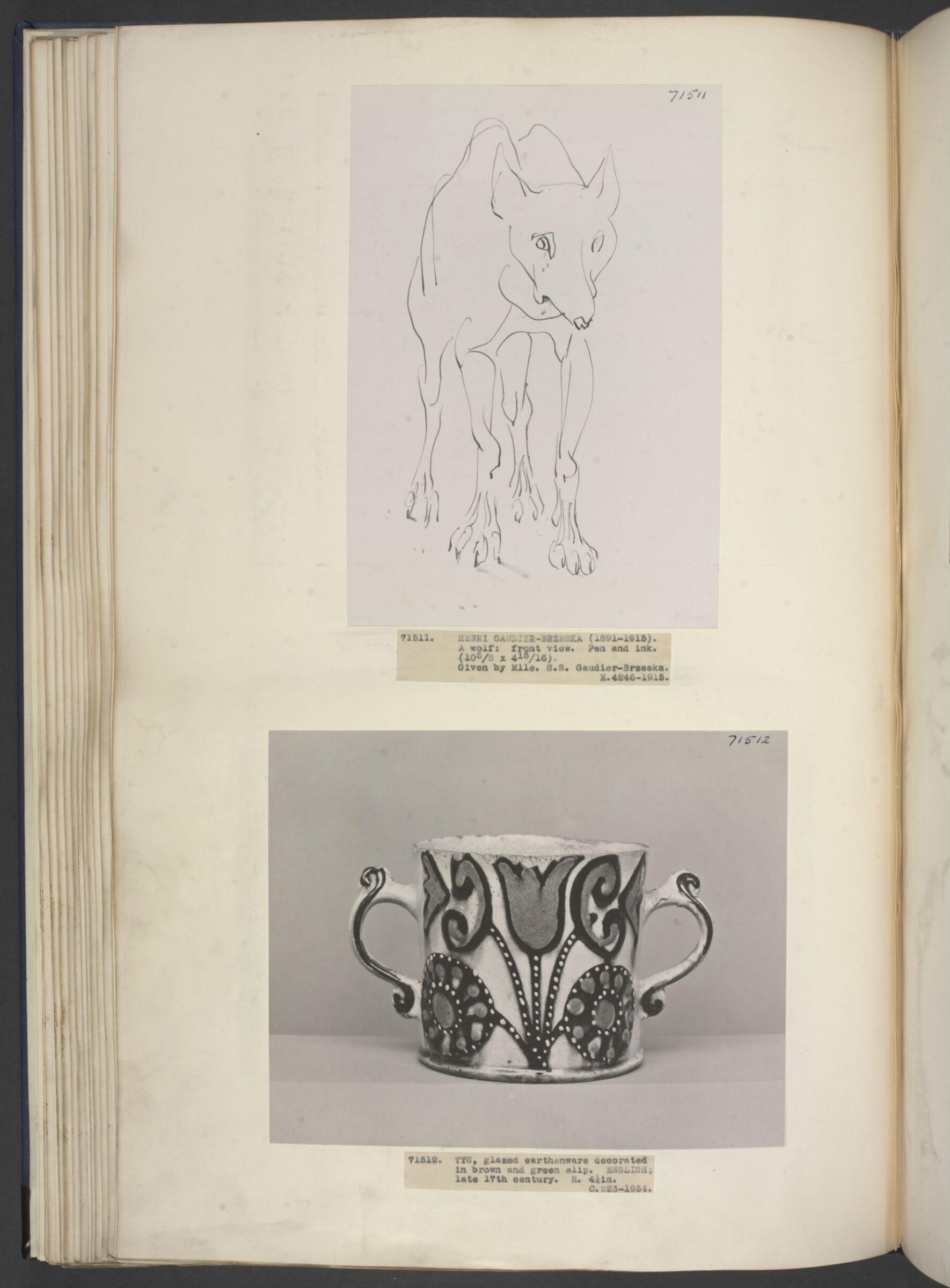 Drawing, Henri Gaudier-Brzeska, 1910-15