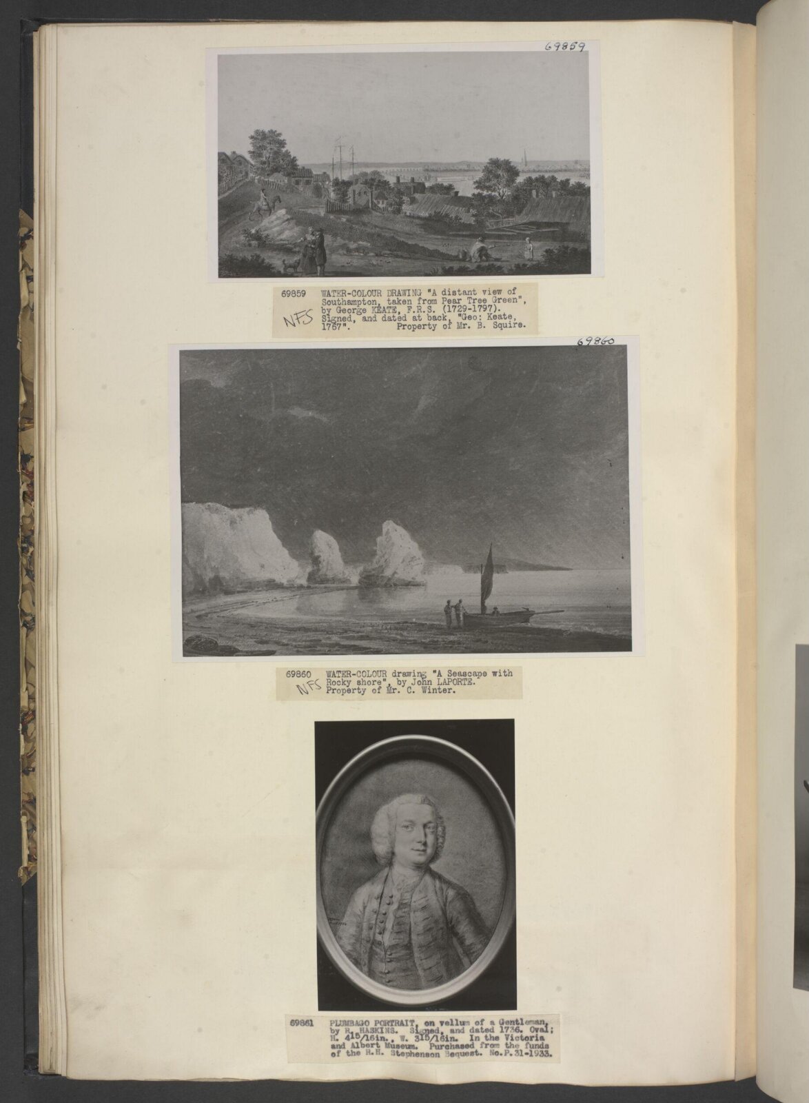 An unknown man, Robert Haskins, 1736
