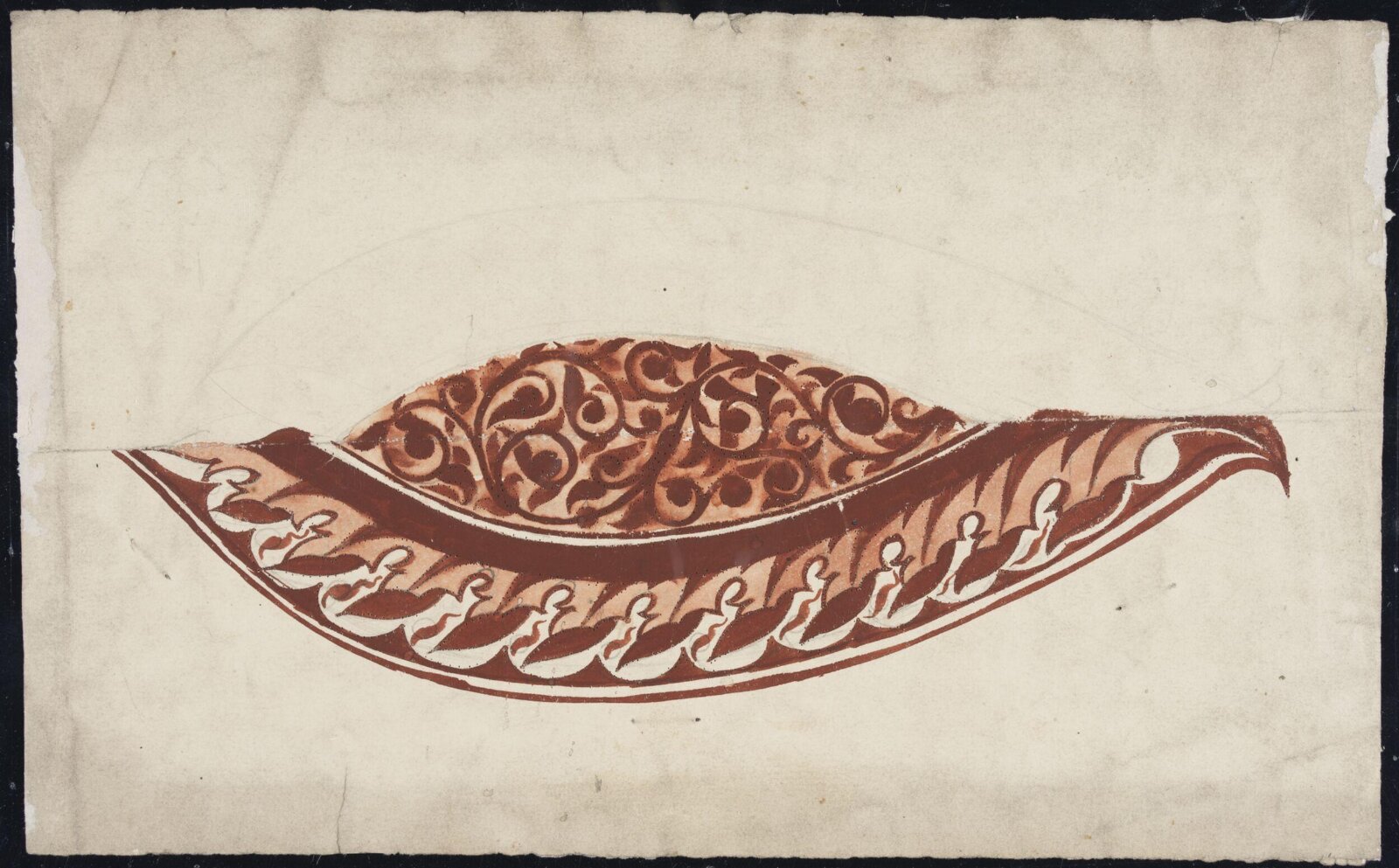 Drawing, William De Morgan, late 19th century