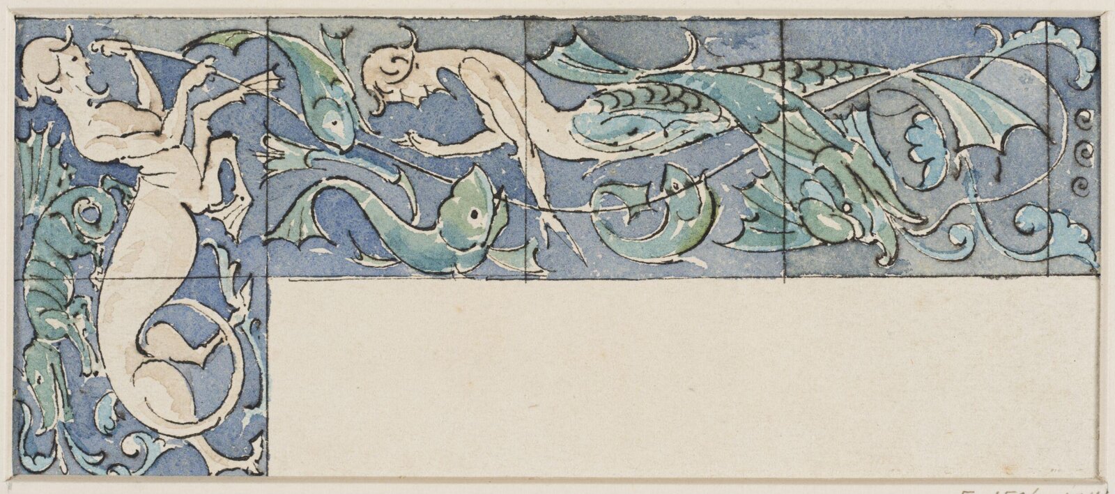 Drawing, William de Morgan