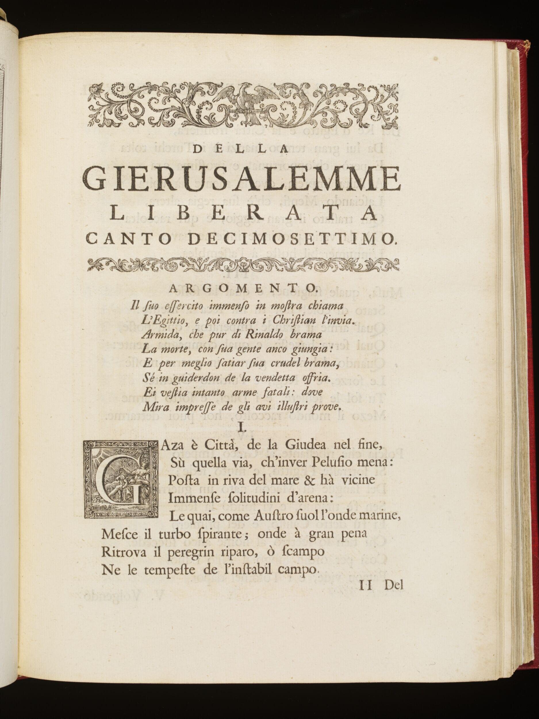 La Gerusalemme liberata di Torquato Tasso: con le figure di Bernardo Castelli, e le annotationi di Scipio Gentili e di Giulio Guastavini. Aggiuntovi la vita dell' autore scritta da Gio. Battista manso E la tavola delle rime; con altre aggiunte, e correttinni