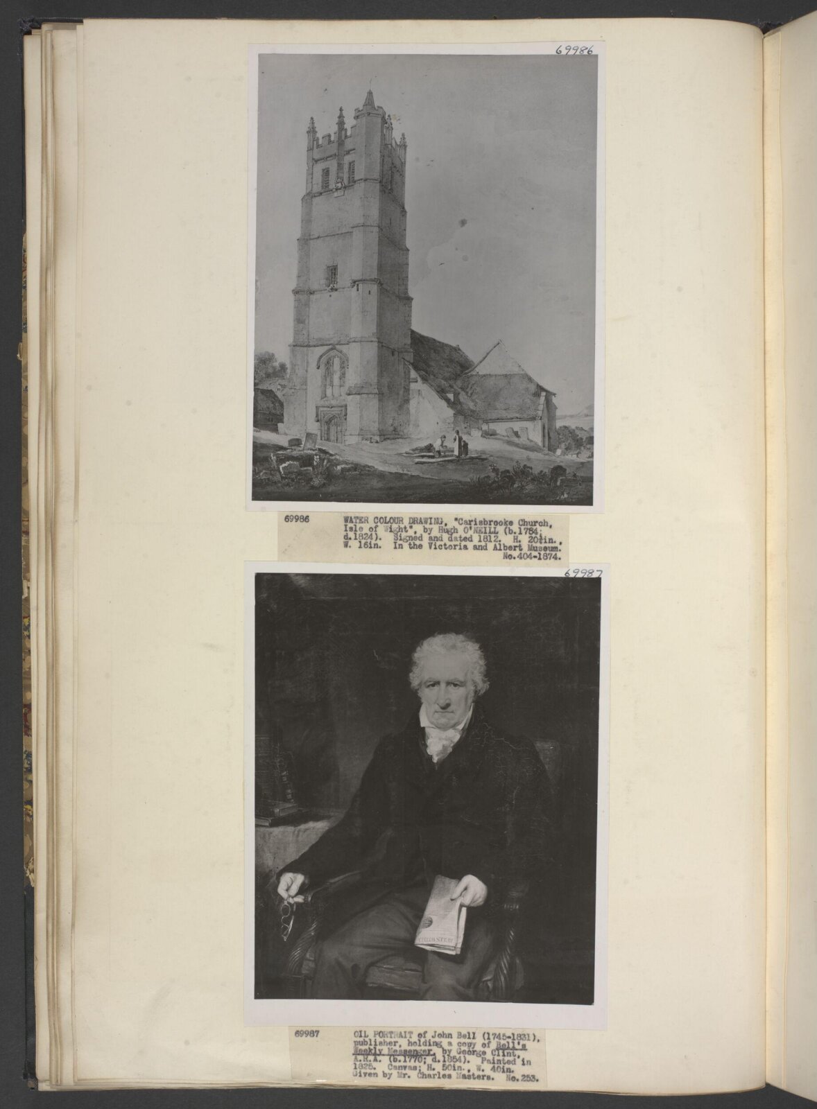 Carisbrooke Church, O'Neill, 1812