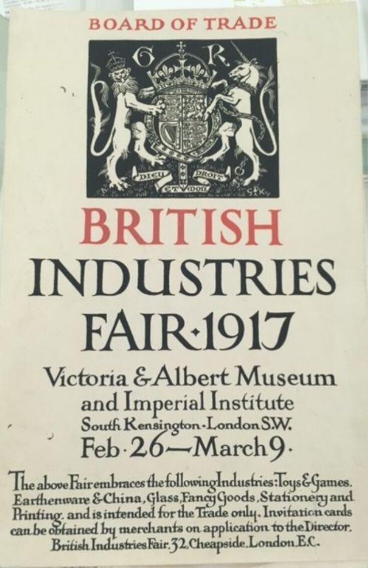 British Industries Fair top image
