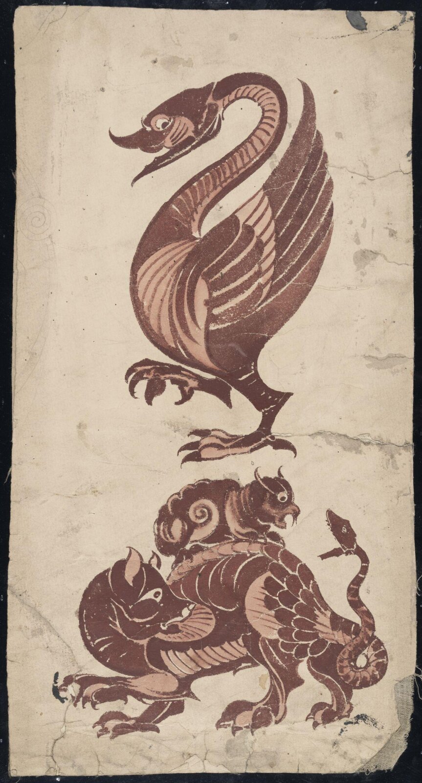 Drawing, William De Morgan, late 19th century