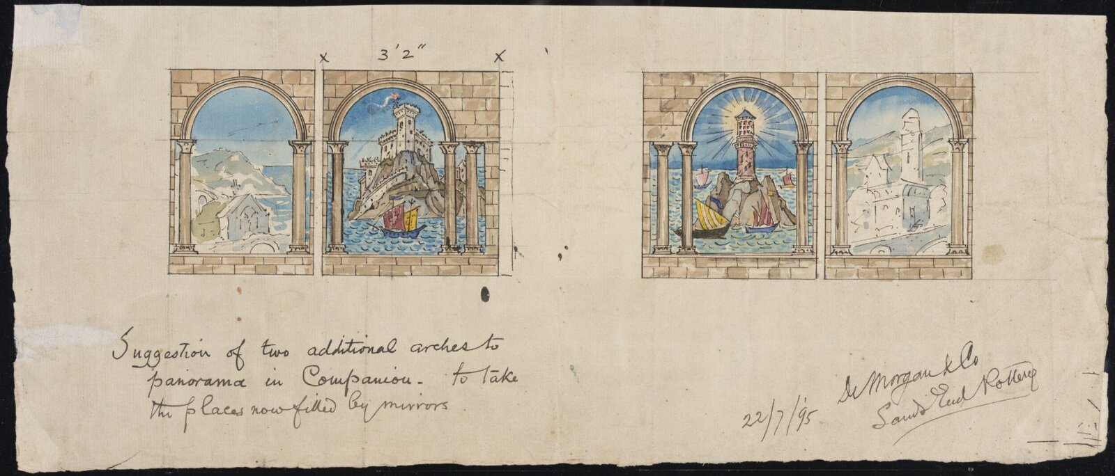 Drawing, William de Morgan