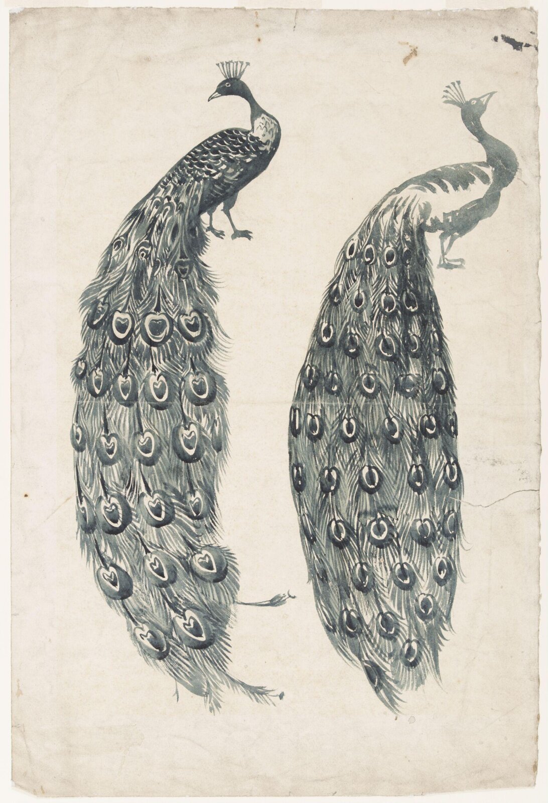 Drawing, William De Morgan, late 19th century