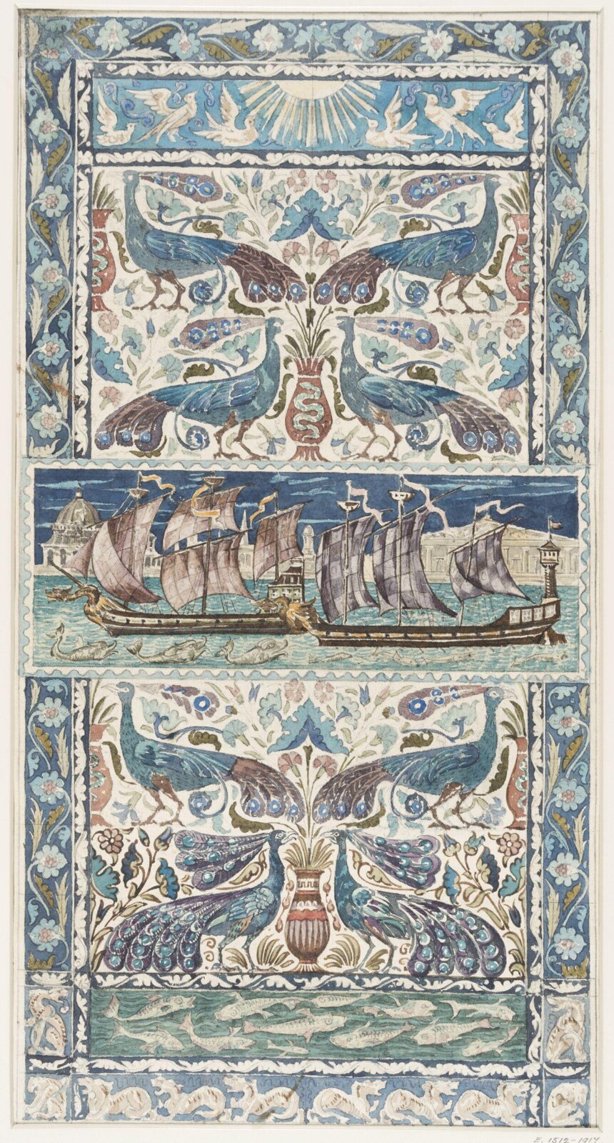 Drawing, William de Morgan