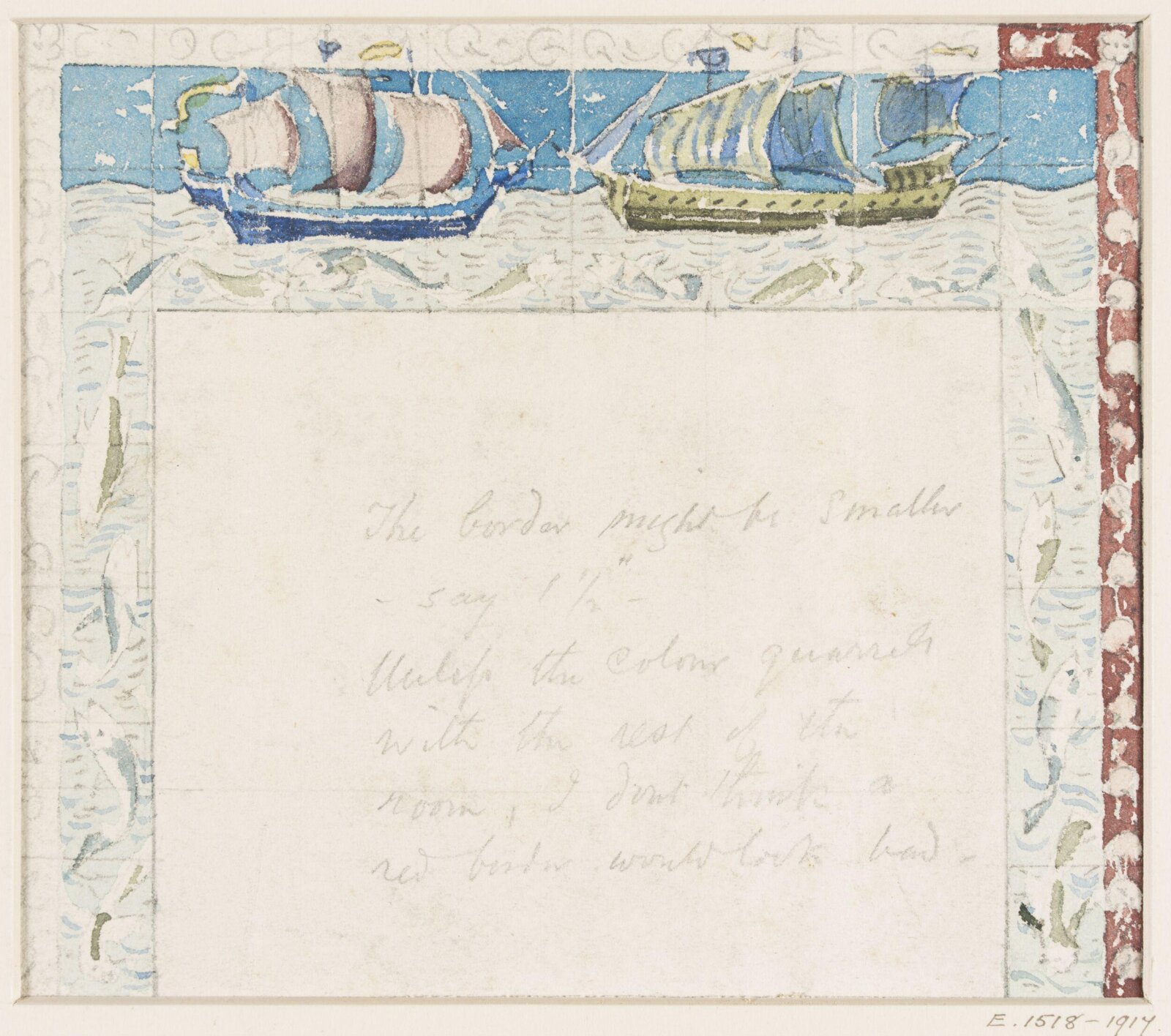 Drawing, William de Morgan