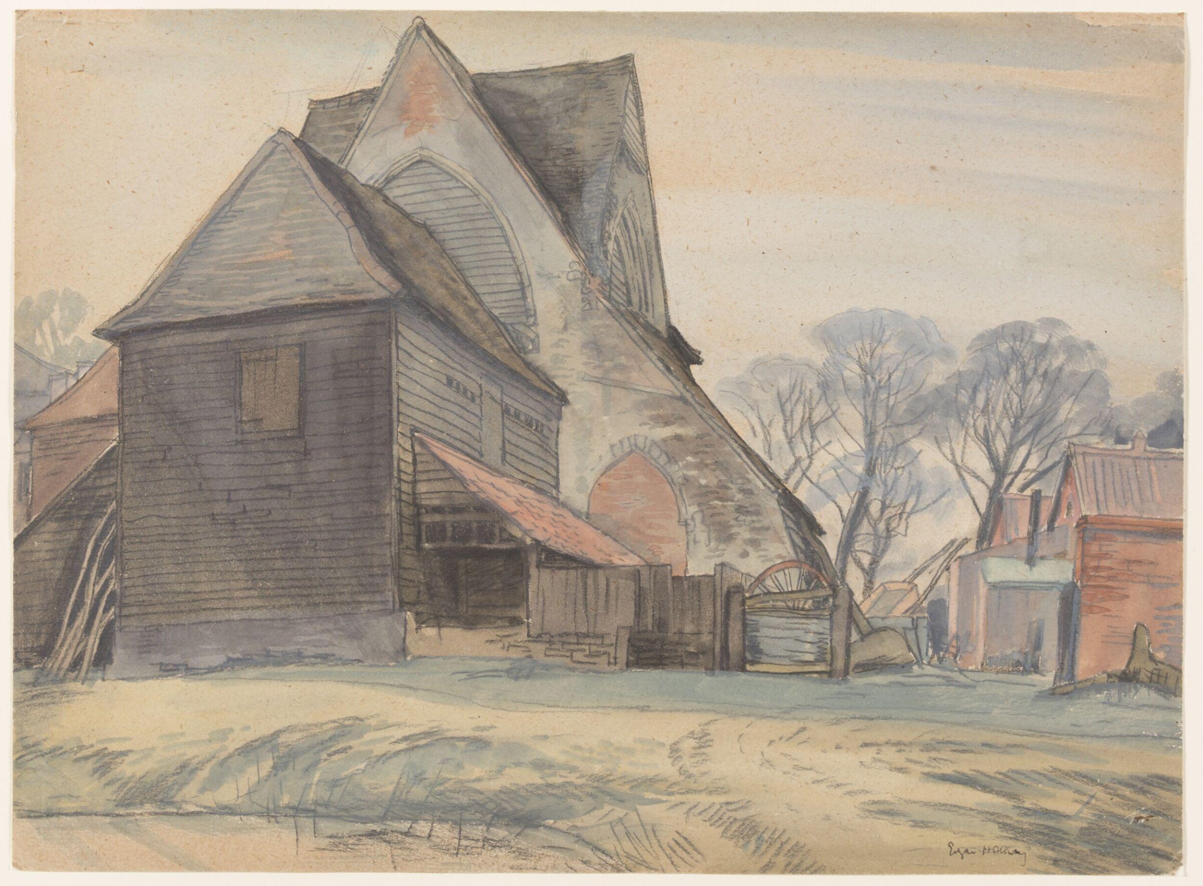 Latton Priory, Essex, Edgar Holloway, 1942