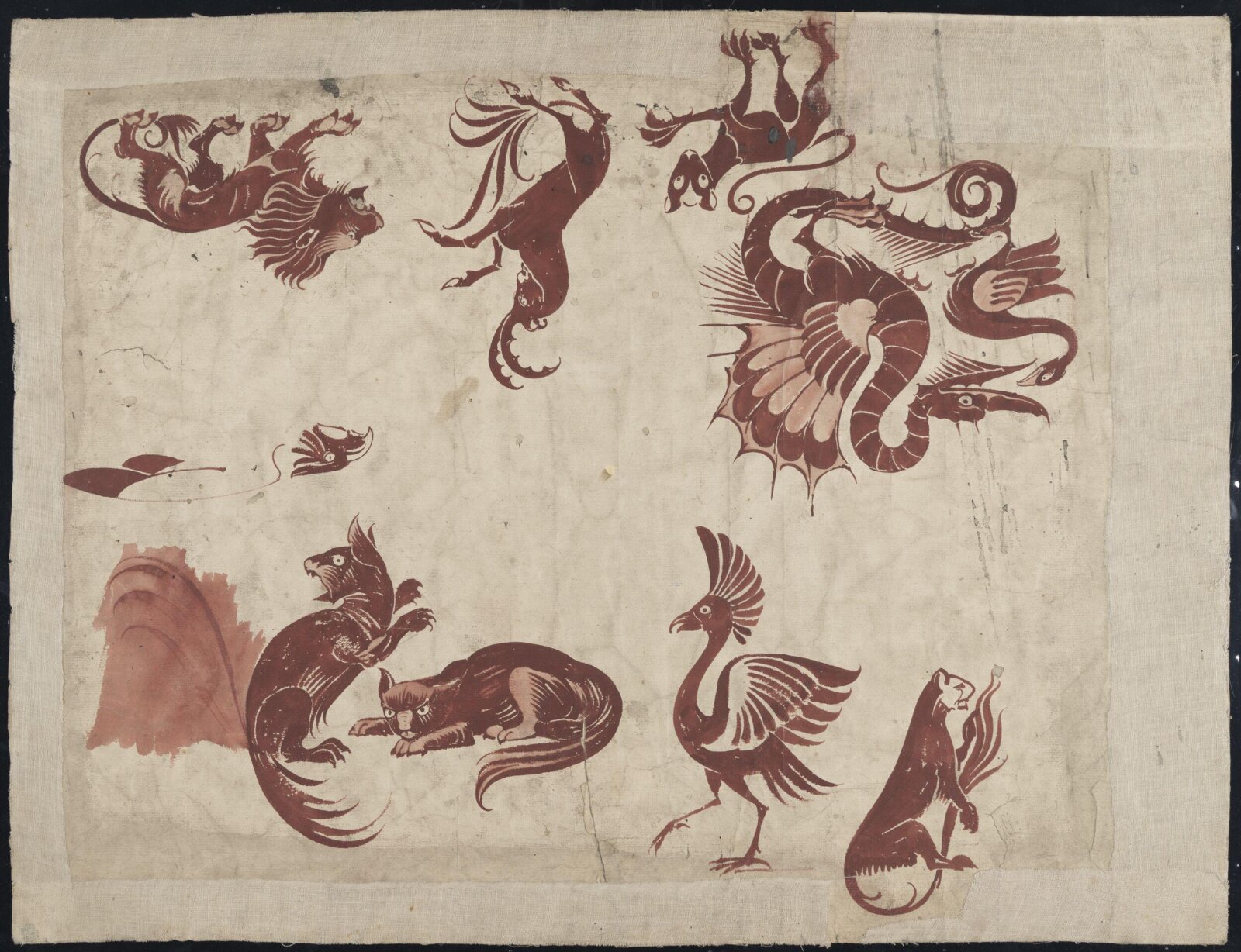Drawing, William De Morgan, late 19th century