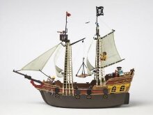 Playmobil box ref 5351 vikings pirates pirate treasure ship galeon Gauls 