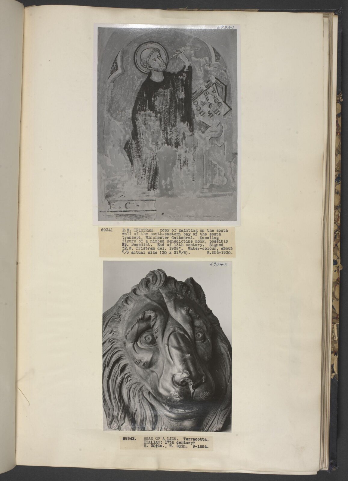 Drawing, Ernest William Tristram, 1928