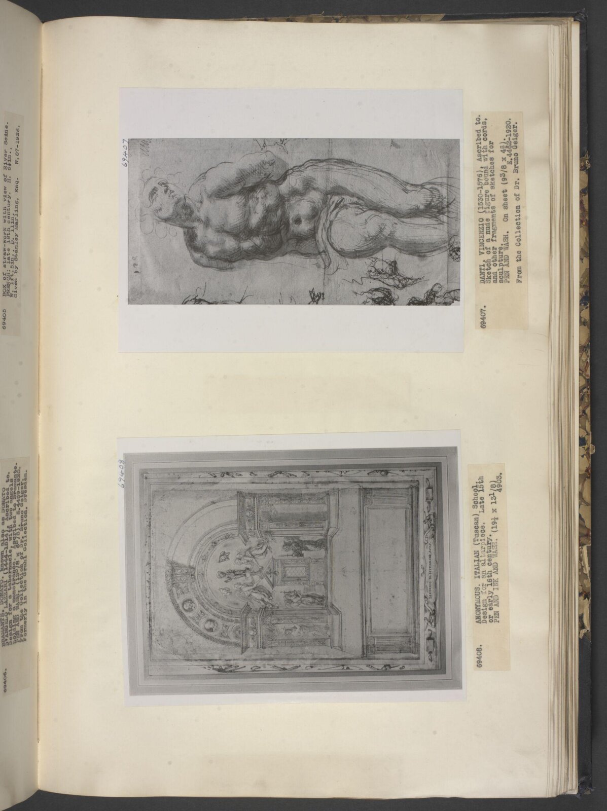 Drawing, after Michelangelo, c. mid 16th century