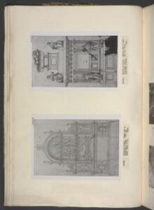 Design for the tomb of a cardinal with the arms of Julius II on top, and a scale underneath thumbnail 1