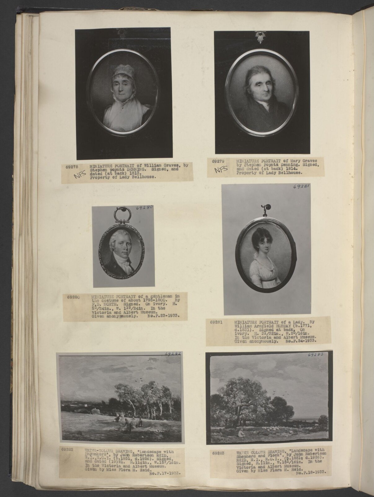 An unknown man, F. D. North, 1795-1800