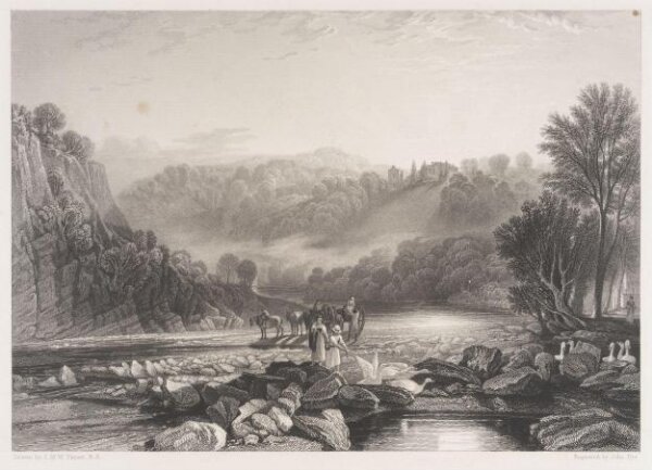 Turner Rokeby Wycliffe near Rokeby | Pye, John II | Turner, Joseph Mallord William ...