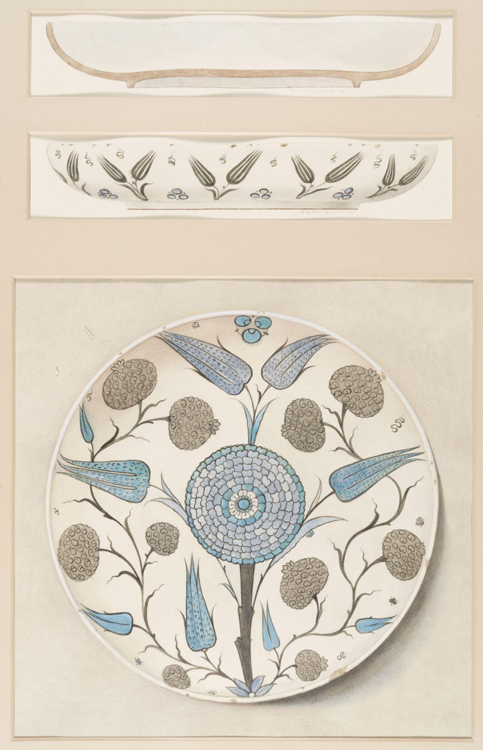 Drawing, Blanche F. Hunter, 1897