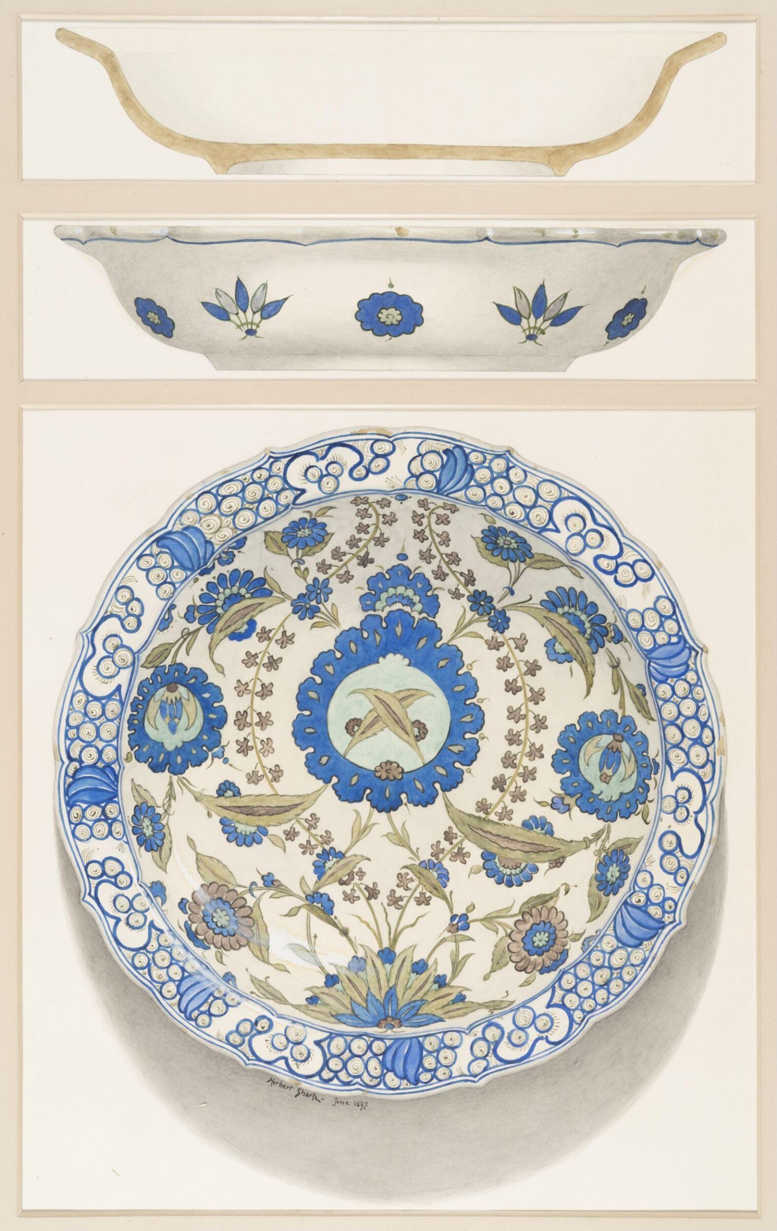 Drawing, Herbert Sharp, June 1897