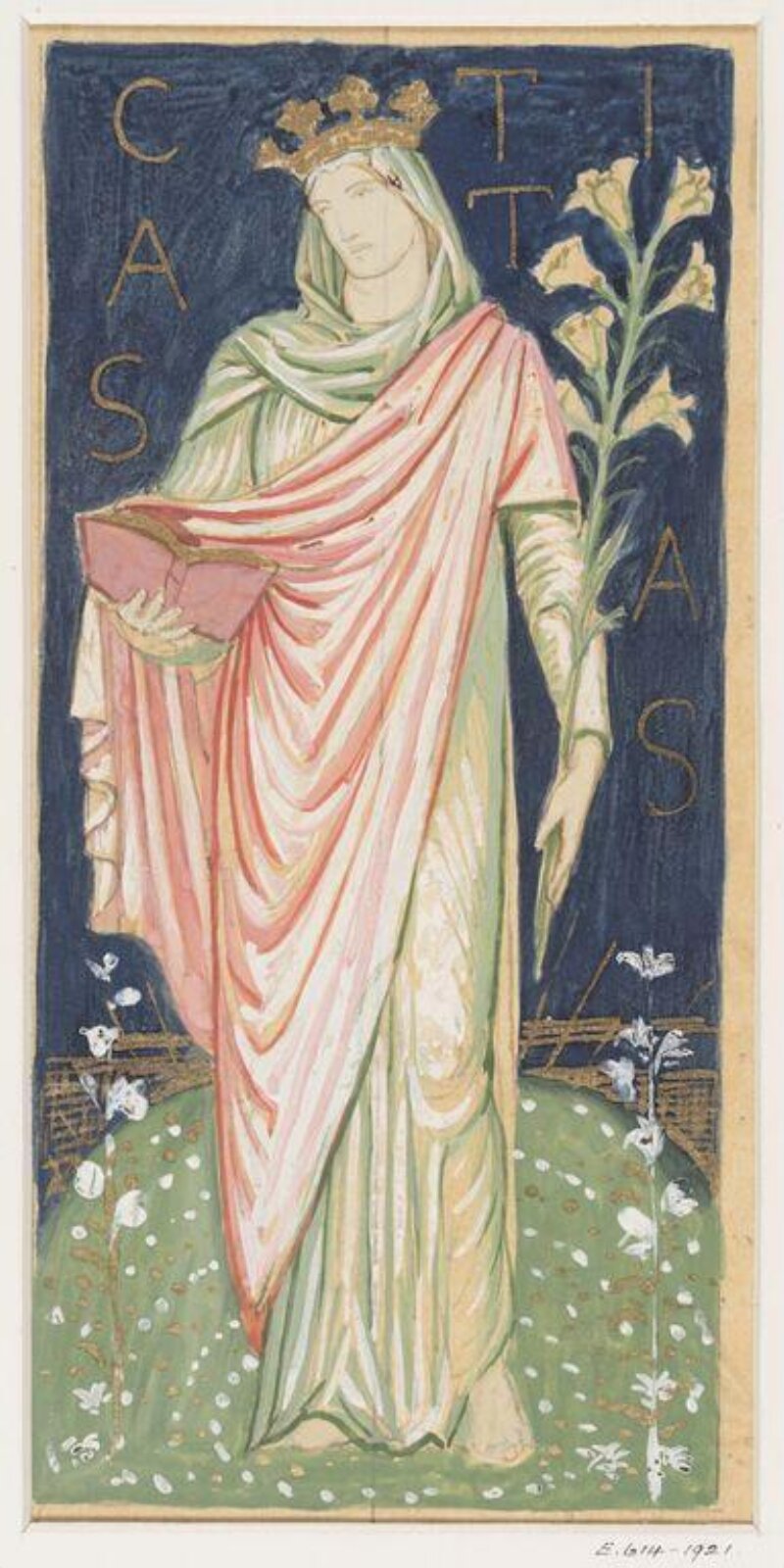 Drawing, William Blake Richmond, late 19th century