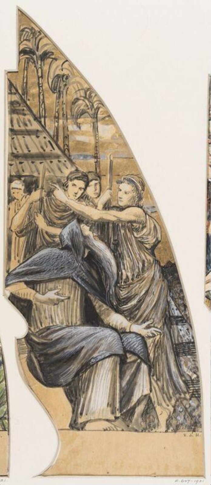 Drawing, William Blake Richmond, late 19th century