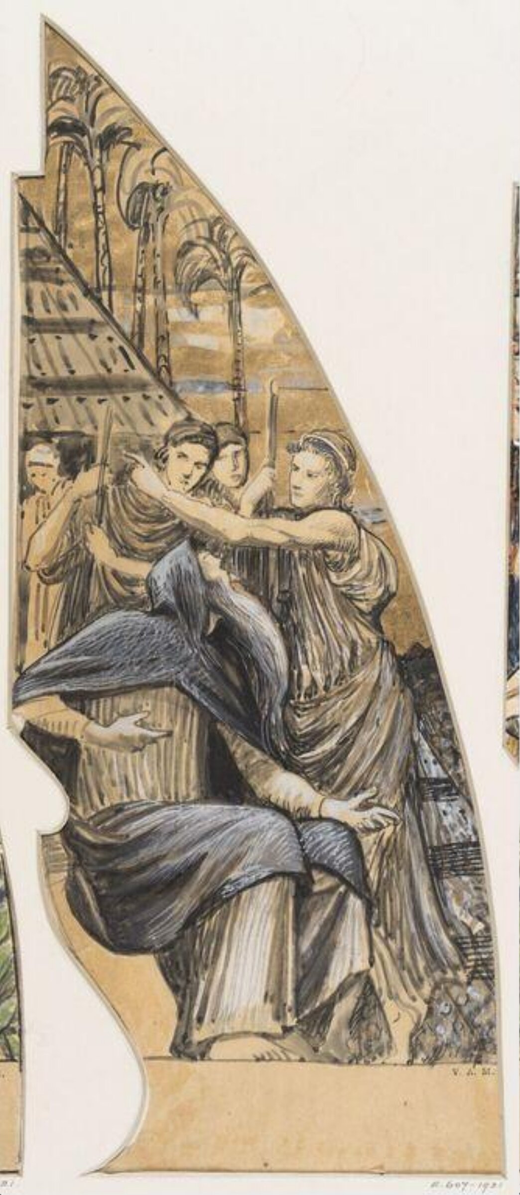 Drawing, William Blake Richmond, late 19th century