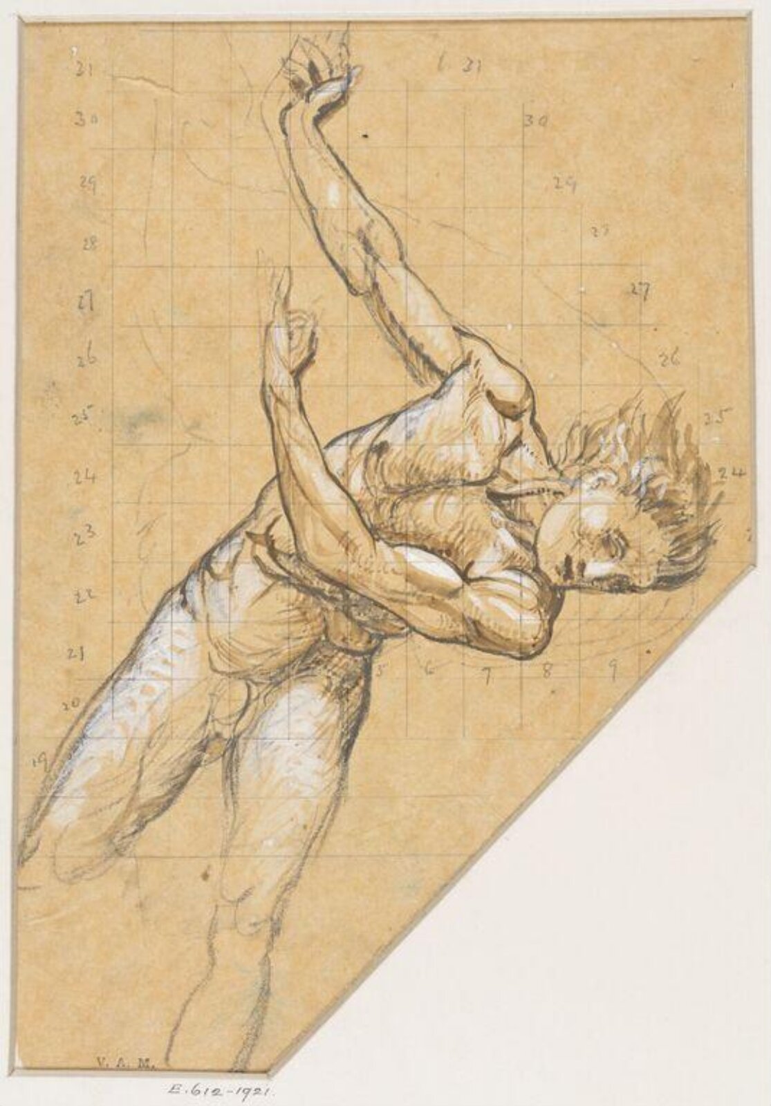 Drawing, William Blake Richmond, late 19th century