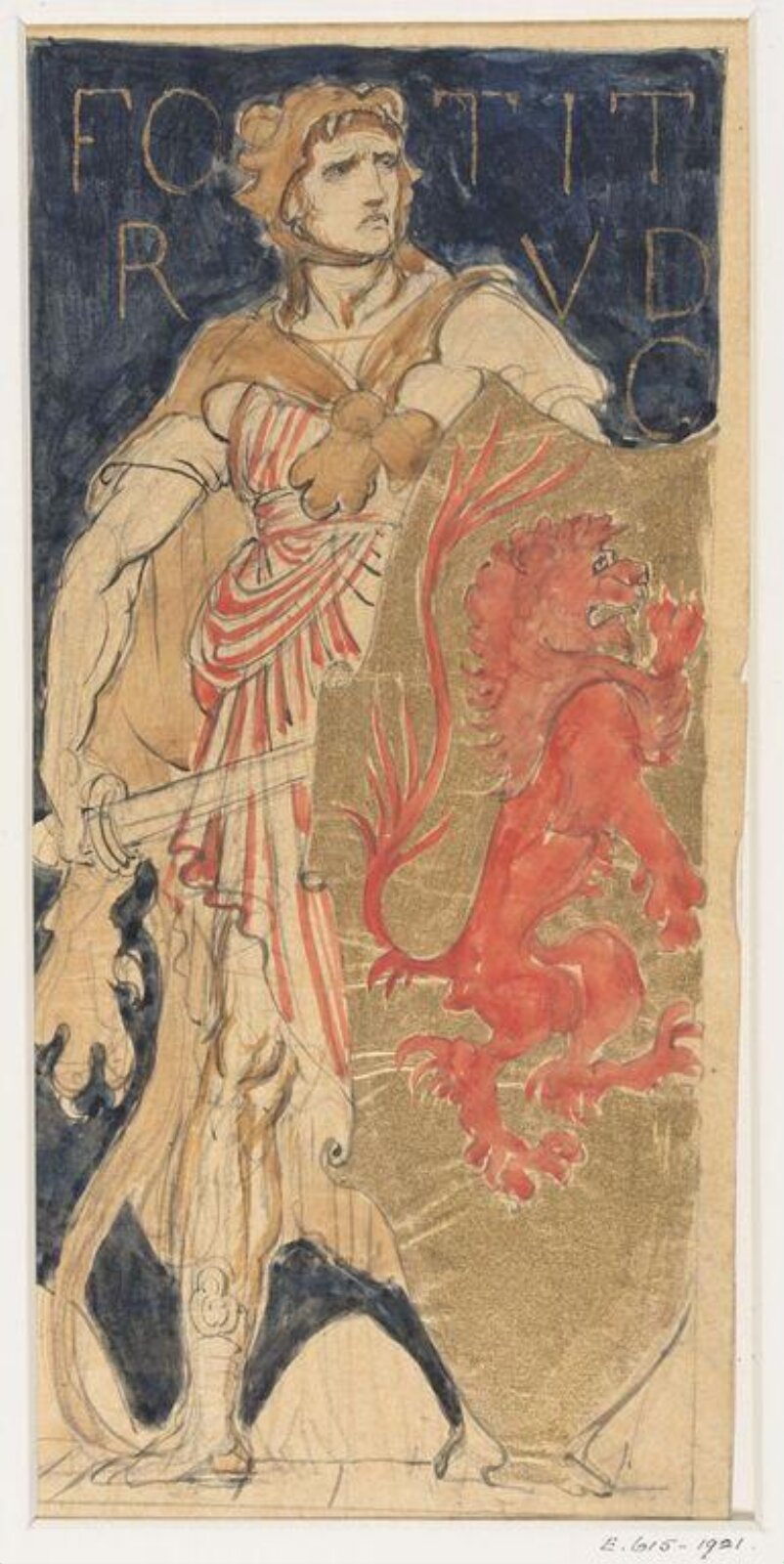 Drawing, William Blake Richmond, late 19th century