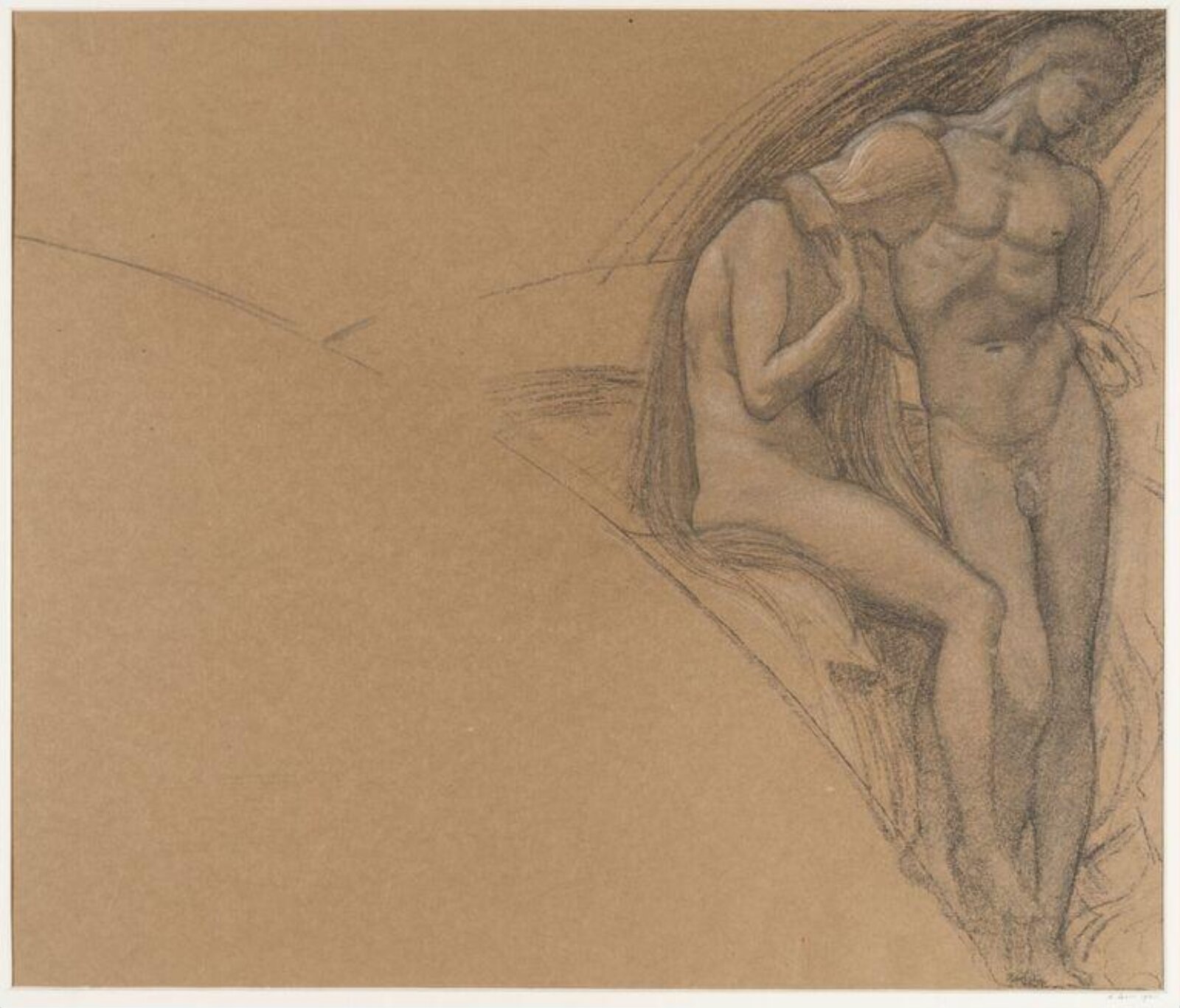 Drawing, William Blake Richmond, late 19th century