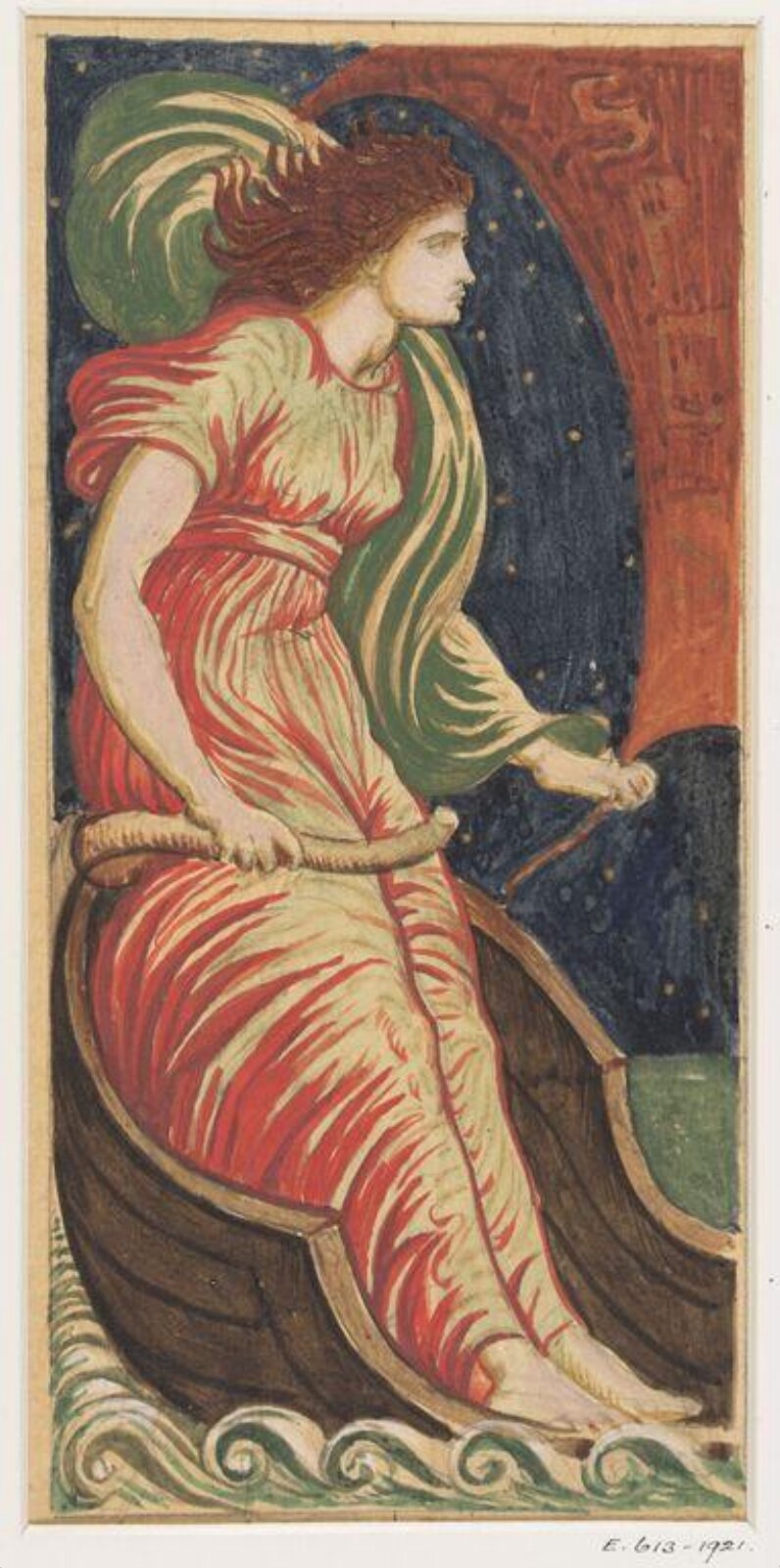 Drawing, William Blake Richmond, late 19th century