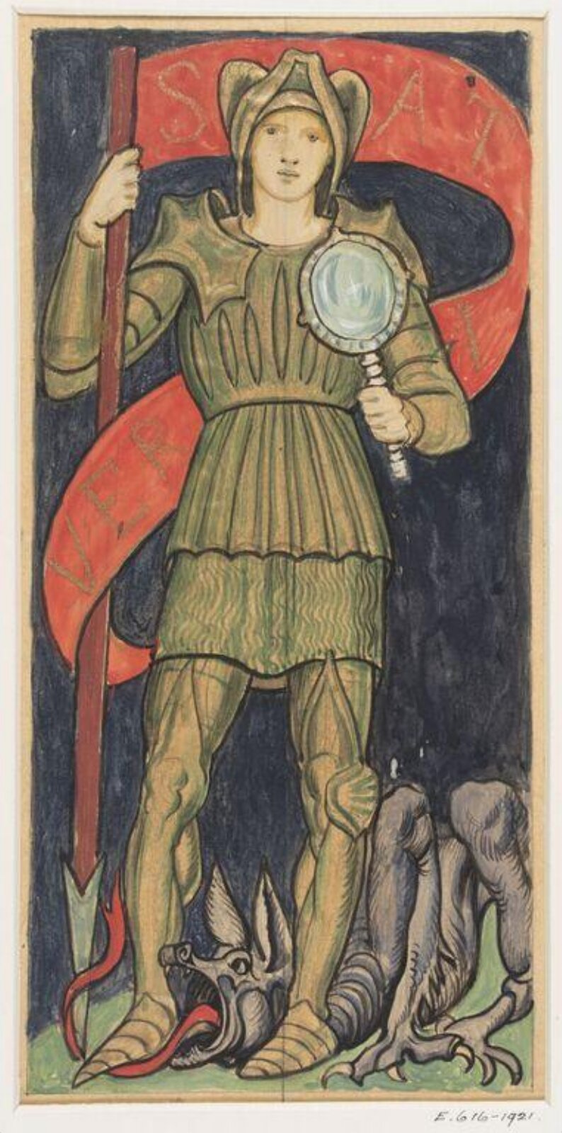 Drawing, William Blake Richmond, late 19th century