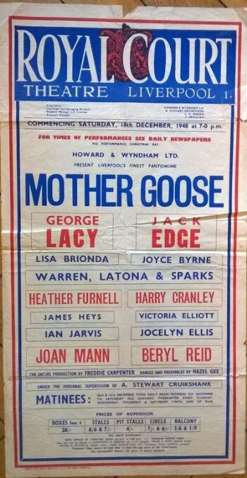 Mother Goose, Royal Court Theatre, Liverpool