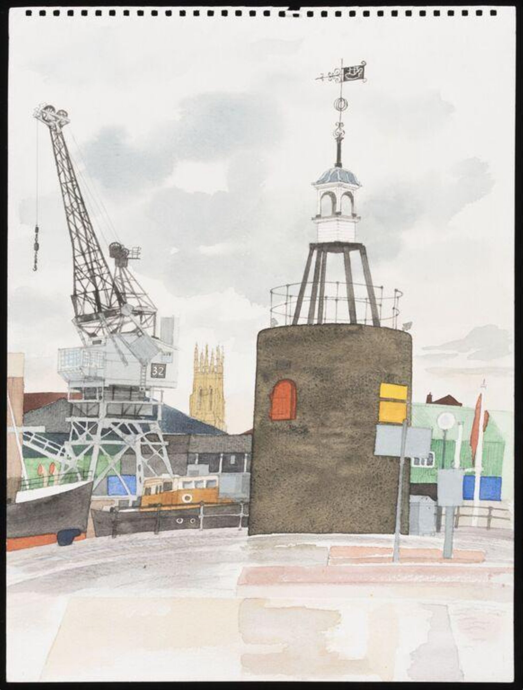 Bristol Docks 2, Raymond Spurrier, c.1989