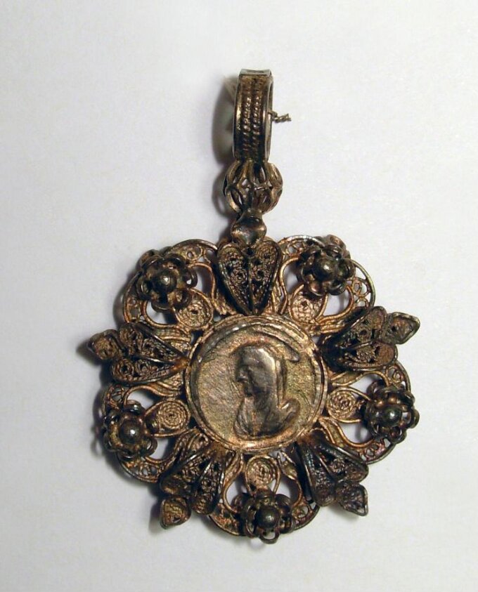 Religious pendant — 1867