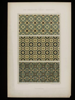 Süd-italienische Fliesen-Ornamente, nach Originalaufnahmen. Hrsg. von J. E. Jacobsthal