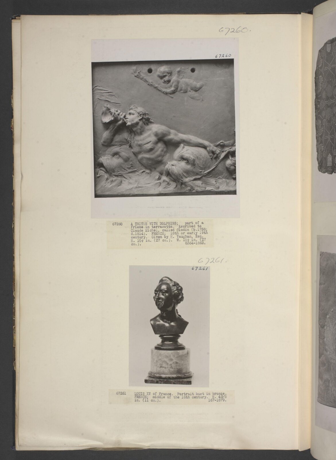 A Triton with dolphins, attributed to Clodion, c.1775- c.1810
