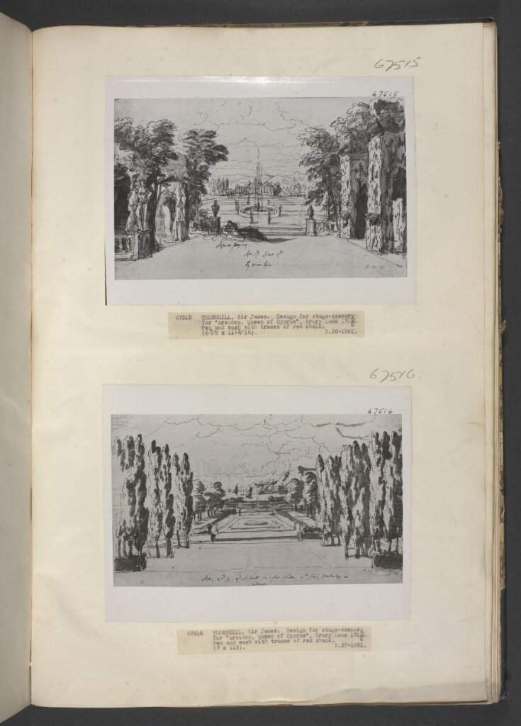 design for Act II, scene 8, garden top image
