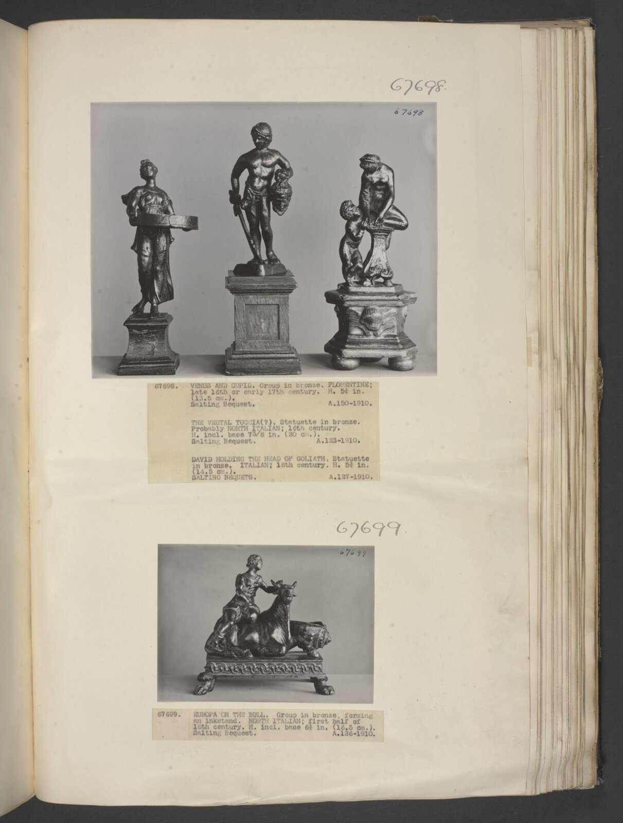 The Vestal Tuccia (?), middle of 16th century