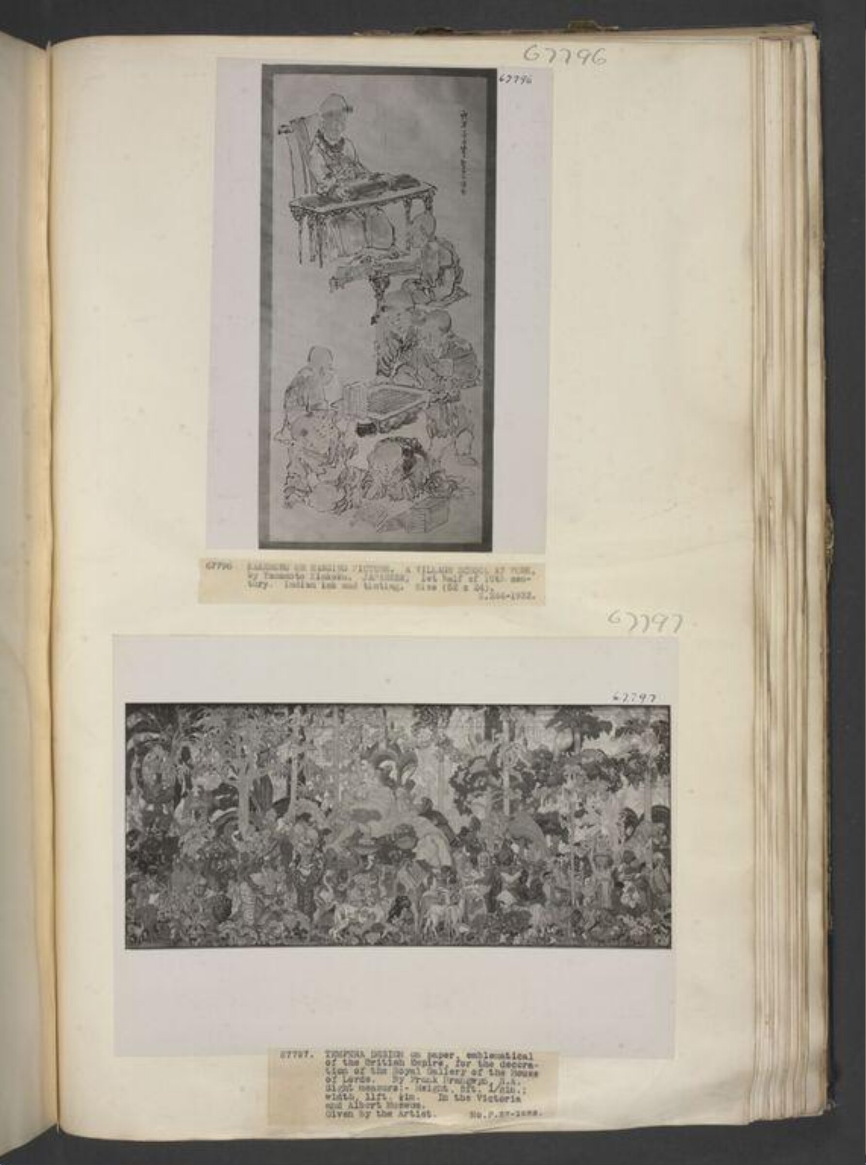 Cartoon for 'India', Frank Brangwyn, 1926