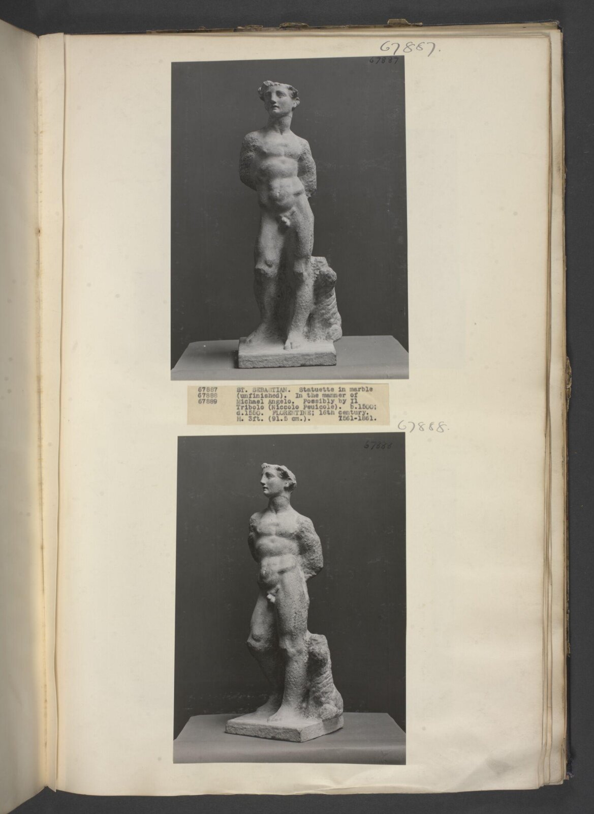 Male Nude, Niccolò Tribolo, second quarter of the sixteenth century