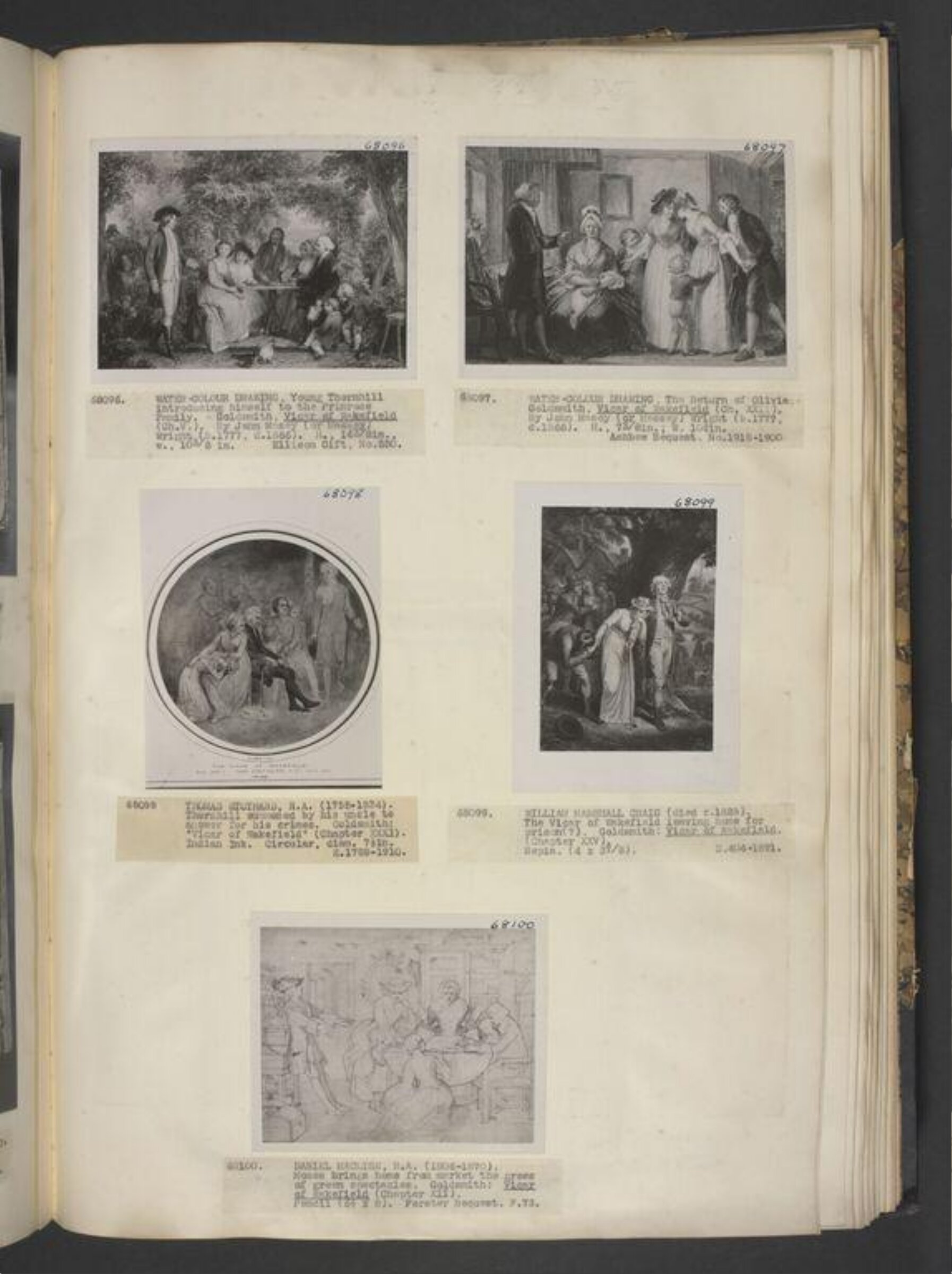Caxton's Printing Press and the Vicar of Wakefield, Daniel Maclise, mid 19th century
