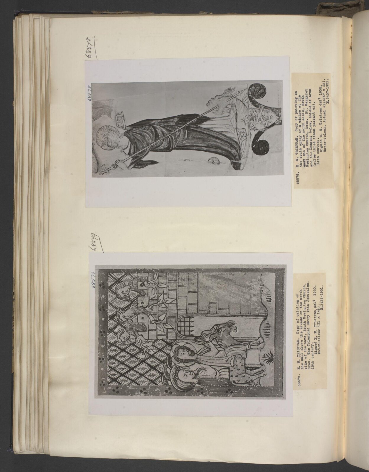 Drawing, Ernest William Tristram, 1930