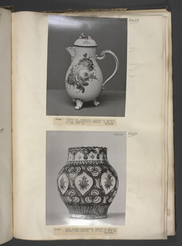 Coffee pot and cover (1765-1770) by Gottlieb Friedrich Riedel
