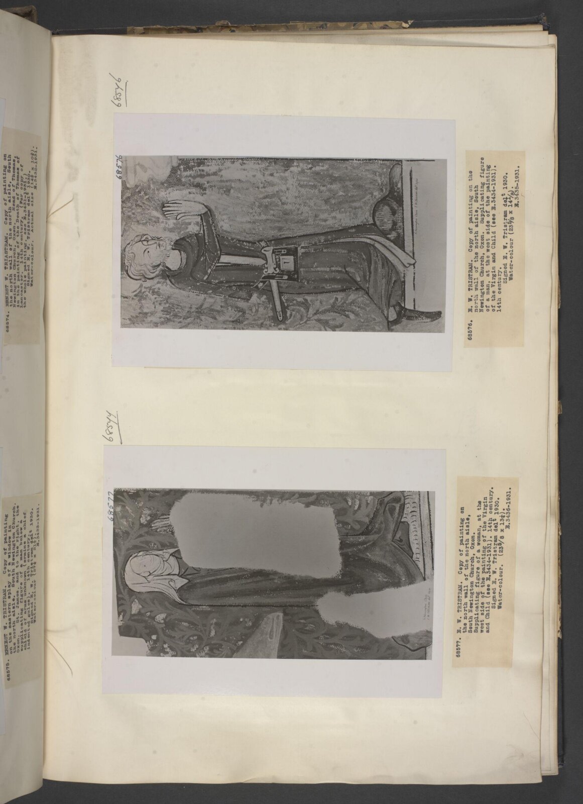 Drawing, Ernest William Tristram, 1930