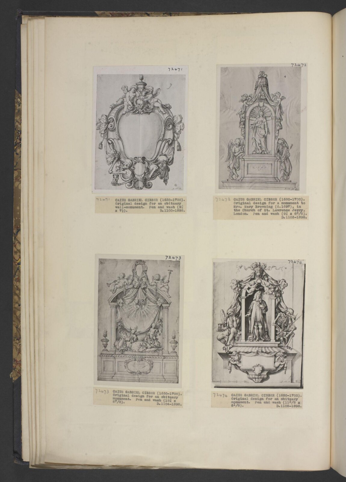 Untitled, Caius Gabriel Cibber, 1630-1866