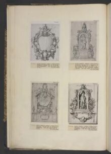 Design for the monument to Dorothy, Lady Brownlow, in St Nicholas's Church, Sutton. thumbnail 1