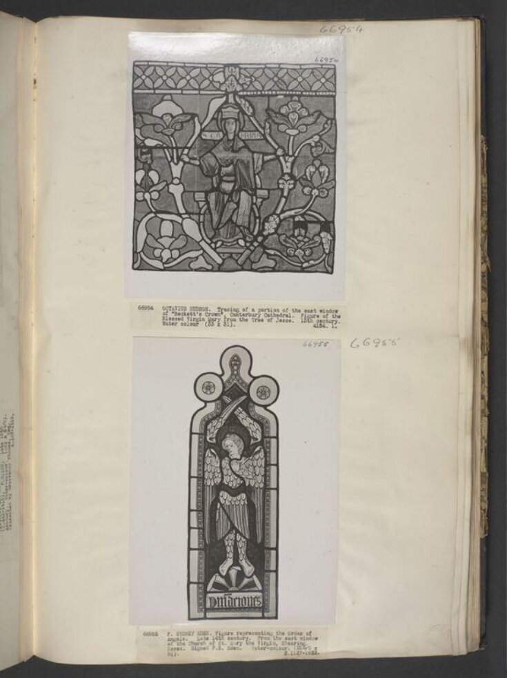 Record Drawing of Stained Glass top image