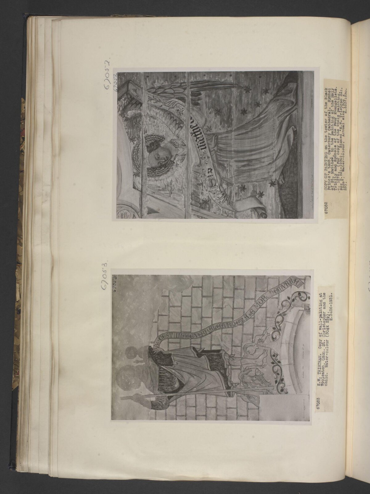 Drawing, Ernest William Tristram, 1929