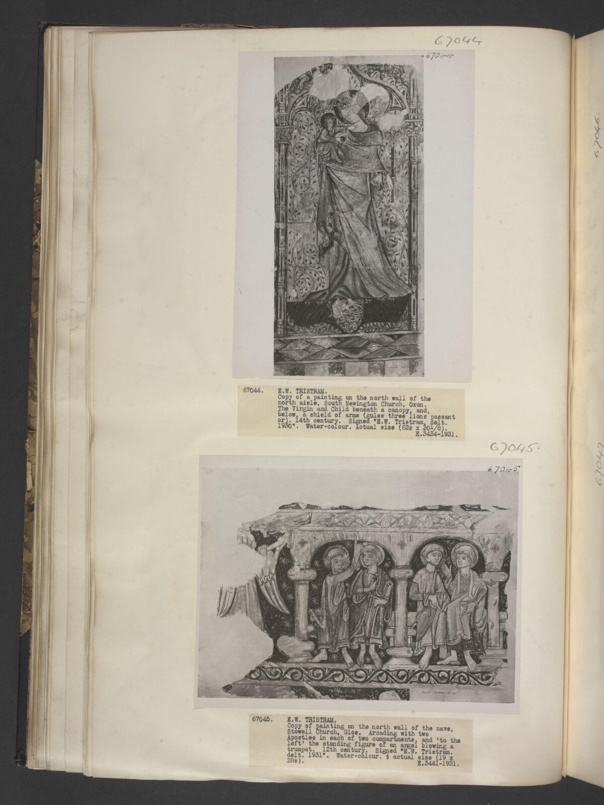 Drawing, Ernest William Tristram, 1931