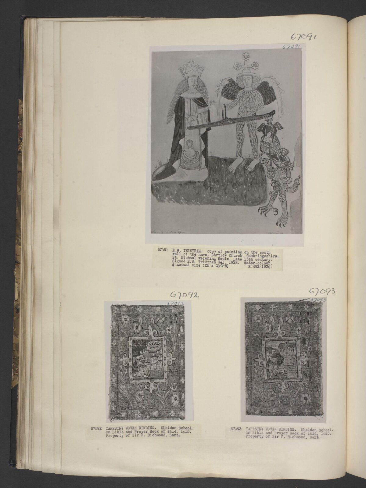 Drawing, Ernest William Tristram, 1928